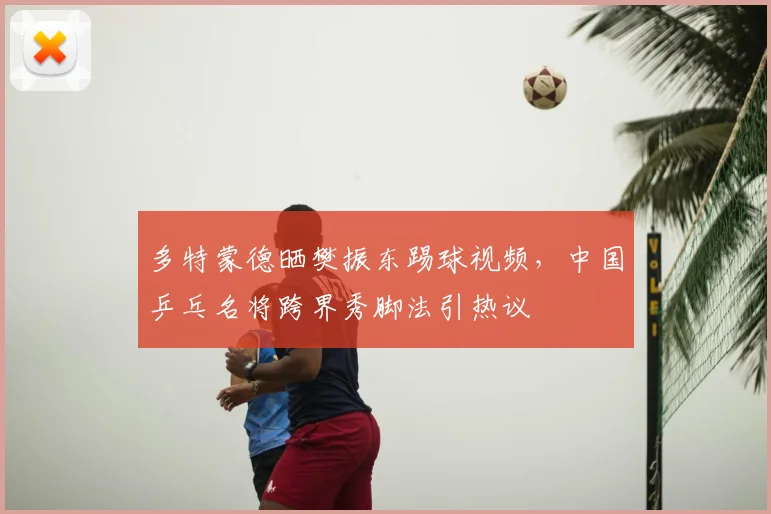 多特蒙德晒樊振东踢球视频，中国乒乓名将跨界秀脚法引热议